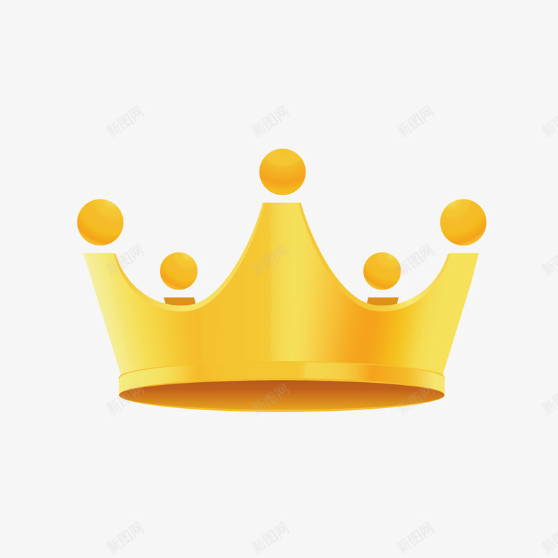 金色皇冠png免抠素材_新图网 https://ixintu.com 生日皇冠 皇冠 金色素材
