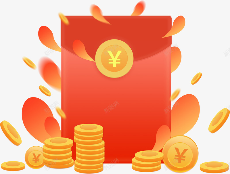 新年促销活动金币红包png免抠素材_新图网 https://ixintu.com 2019 促销 农历新年 发红包 喜庆 抢红包 新年 新年物料 红包 节日 金币