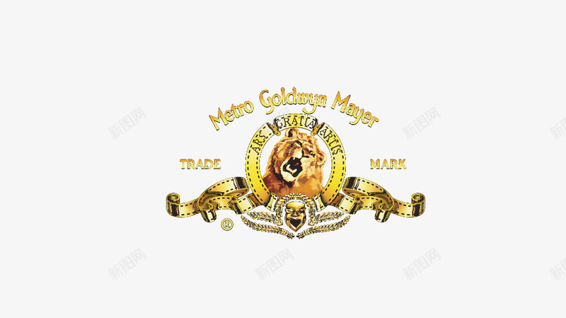 好莱坞png免抠素材_新图网 https://ixintu.com Goldwyn Mayer Metro 好莱坞 标志 电影公司标志 矢量标志 米高梅影业公司