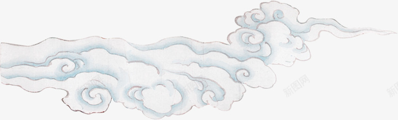 山水画祥云意境png免抠素材_新图网 https://ixintu.com 山水画 山水画壁纸 意境 祥云 设计