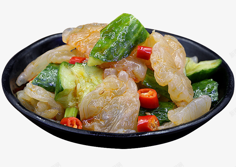 黄瓜拌海蜇png免抠素材_新图网 https://ixintu.com 海蜇头 海蜇小凉菜 餐饮海鲜 黄瓜海蜇