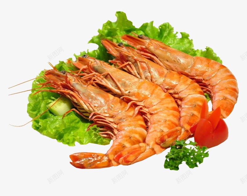 烧烤烤大虾png免抠素材_新图网 https://ixintu.com 基围虾 夏日美食 油闷大虾 海鲜 涮品 火锅 烤大虾 烤虾 烧烤 虾