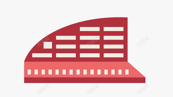 科技楼房png免抠素材_新图网 https://ixintu.com 城市建筑 矢量楼房 科技楼房
