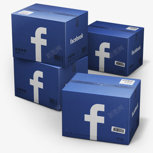 Facebook航运盒子图标png_新图网 https://ixintu.com box ebay facebook shipping 易趣 盒子 脸谱网 航运