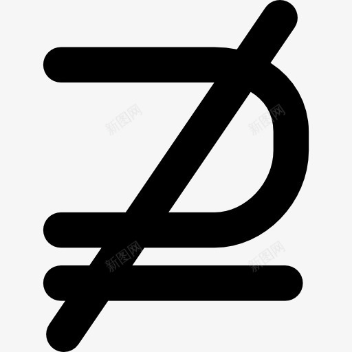不是子集的数学符号图标png_新图网 https://ixintu.com 不是子集 二元关系 数学 标志 符号
