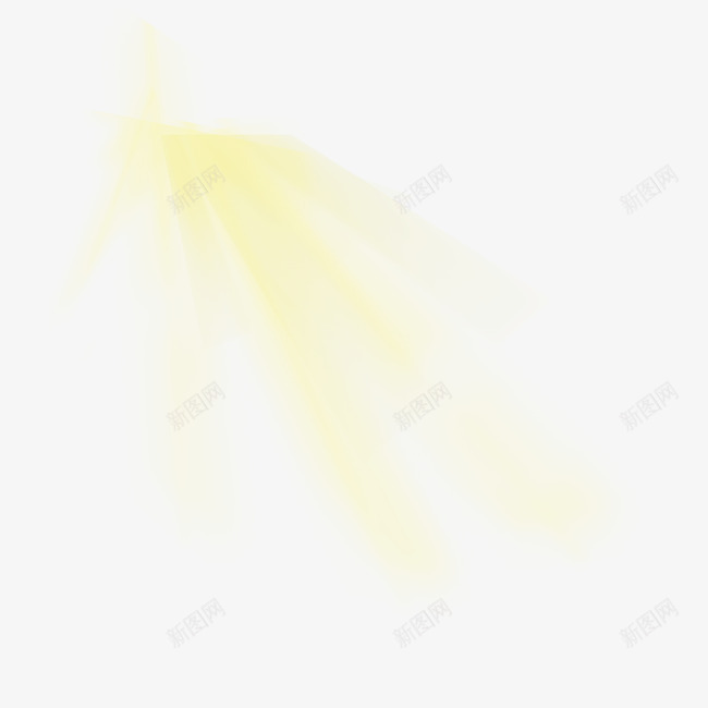 光束png免抠素材_新图网 https://ixintu.com 光线 发光 太阳光 浅黄