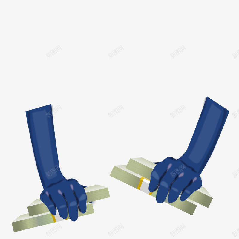 抓着金钱的手png免抠素材_新图网 https://ixintu.com 纸币 贪官 贪污 金钱