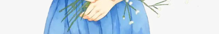 唯美手绘人物插画png免抠素材_新图网 https://ixintu.com 小清新 少女 手绘 插画 文艺 水彩