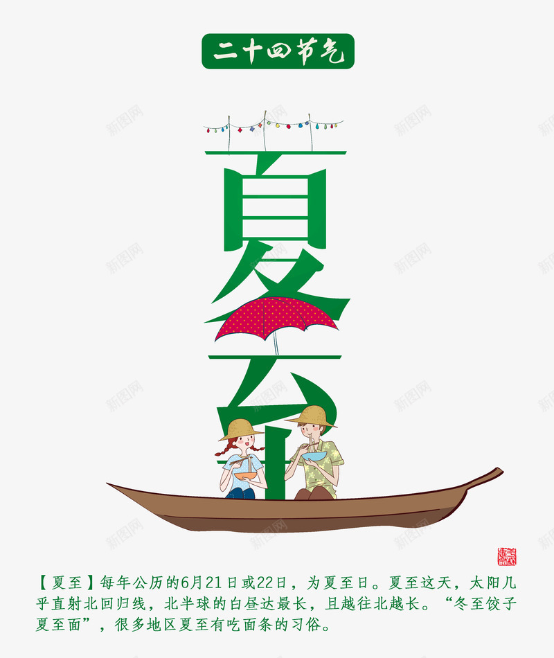 夏至龙舟划船戏水psd免抠素材_新图网 https://ixintu.com 夏至 传统节气 昼夜平分 炎热 划船 遮阳伞 吃冷面 戏水 龙舟