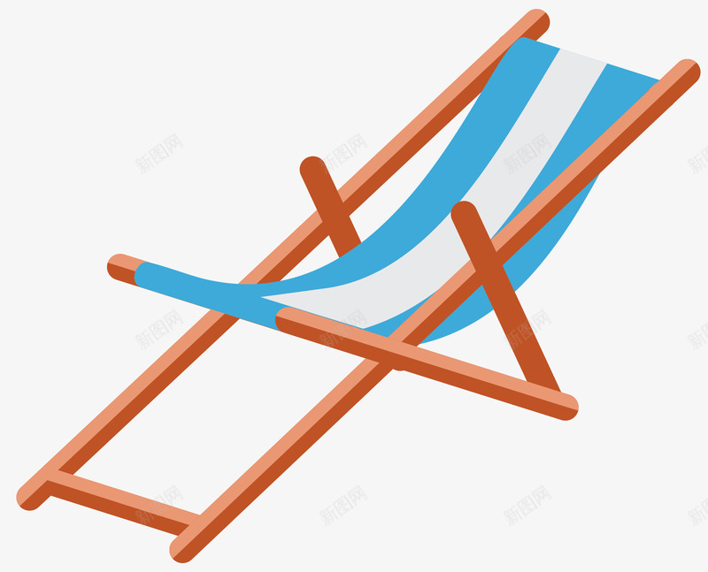 平躺的折叠沙滩椅矢量图ai免抠素材_新图网 https://ixintu.com 平躺 平躺的沙滩椅 彩色沙滩椅 折叠 折叠椅 椅子 沙滩椅 矢量图