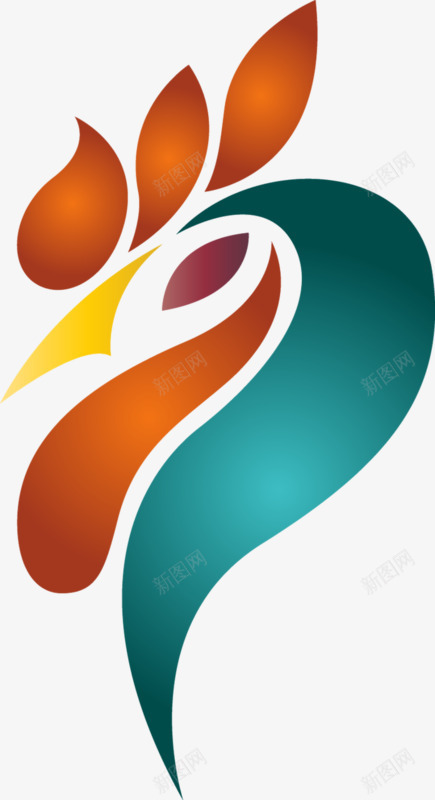 卡通公鸡头png免抠素材_新图网 https://ixintu.com 公鸡 十二生肖 威武 新年
