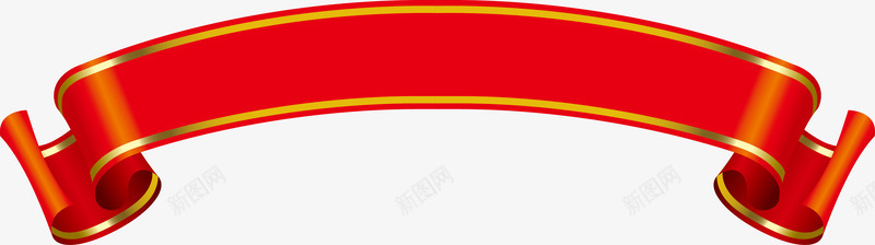 红色丝带矢量图ai免抠素材_新图网 https://ixintu.com 光荣榜元素 红色丝带 红色飘带 装饰绸带 矢量图