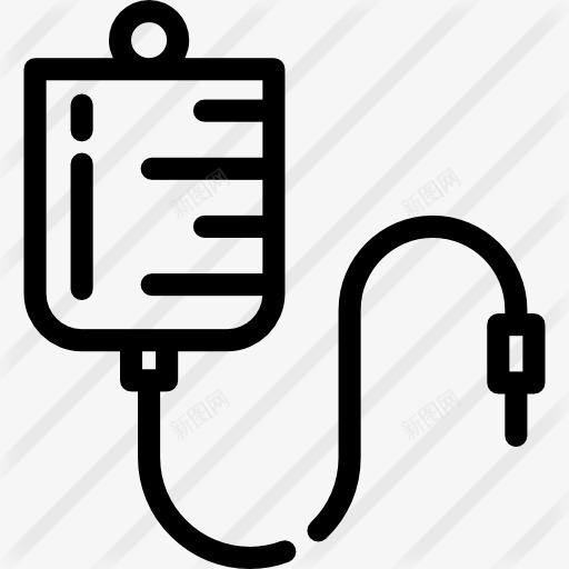 输液图标png_新图网 https://ixintu.com 保健和医疗 医疗 医疗图标 医药 挂 液体 血液 袋 输血