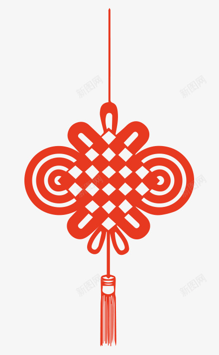 中式红色中国结16png免抠素材_新图网 https://ixintu.com 中国结 红色 中式 节日 喜庆 美观 素材