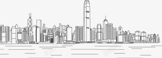 香港png免抠素材_新图网 https://ixintu.com 中华人民共和国香港特别行政区 中国香港 城市 我爱香港 手绘城市 简约城市 素描香港 香港卡通
