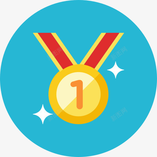 二奖章该公司免费包圆形png免抠素材_新图网 https://ixintu.com 2 medal 二 奖章