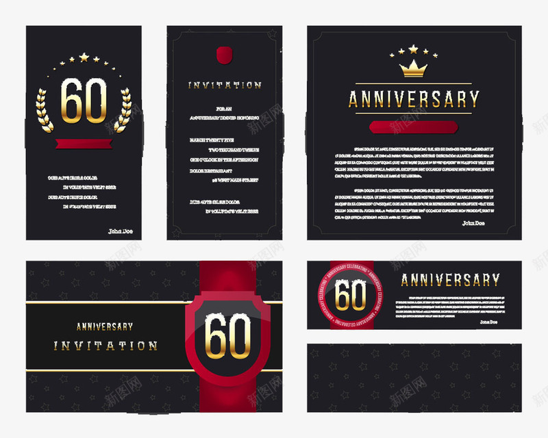 60周年纪念日png免抠素材_新图网 https://ixintu.com 60周年 创意 周年庆字体设计 字体设计 纪念日
