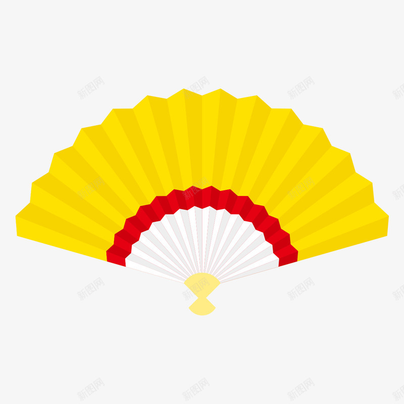 手绘黄色折扇png免抠素材_新图网 https://ixintu.com 扇子 手绘 手绘黄色折扇 手绘黄色折扇PNG 折扇 黄色