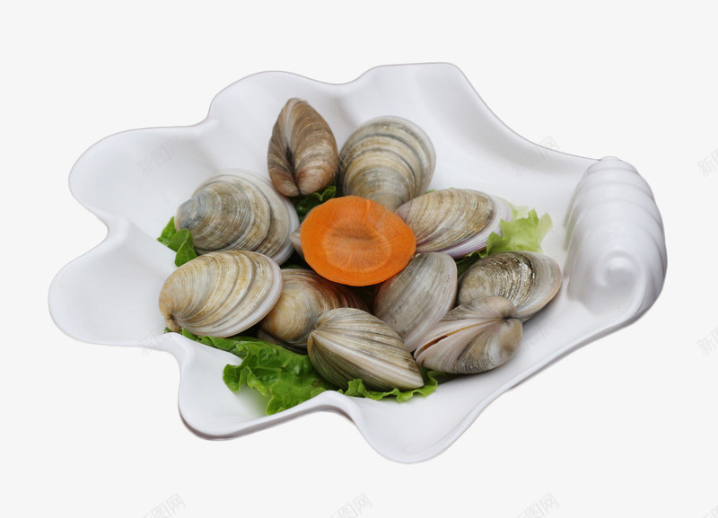 一盘蛤蜊png免抠素材_新图网 https://ixintu.com 双壳贝类 海鲜 蛤蜊 装饰 食材