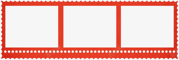 红色电影相框边框png免抠素材_新图网 https://ixintu.com 电影 相框 红色 装饰 边框