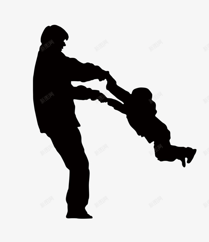 剪影png免抠素材_新图网 https://ixintu.com 亲情 伟大的爸爸 剪影 感恩父亲节 父亲 父亲节 父亲节快乐 父爱如山 爸爸 节日元素