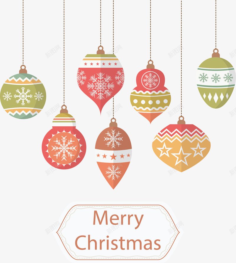 五彩圣诞球矢量图ai免抠素材_新图网 https://ixintu.com merryChristma merryChristmas 五彩圣诞球 圣诞快乐 圣诞球 圣诞节 矢量png 矢量图