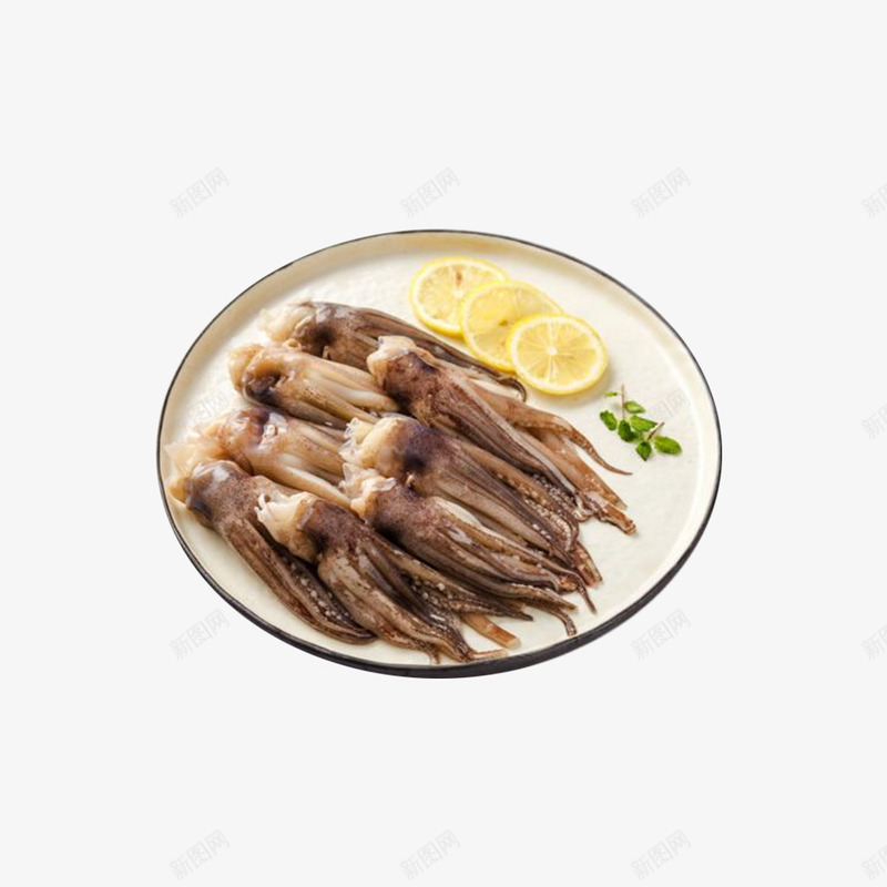 鱿鱼头摆盘实拍图png免抠素材_新图网 https://ixintu.com 海鲜水产 生鲜 食品 鱿鱼 鱿鱼头