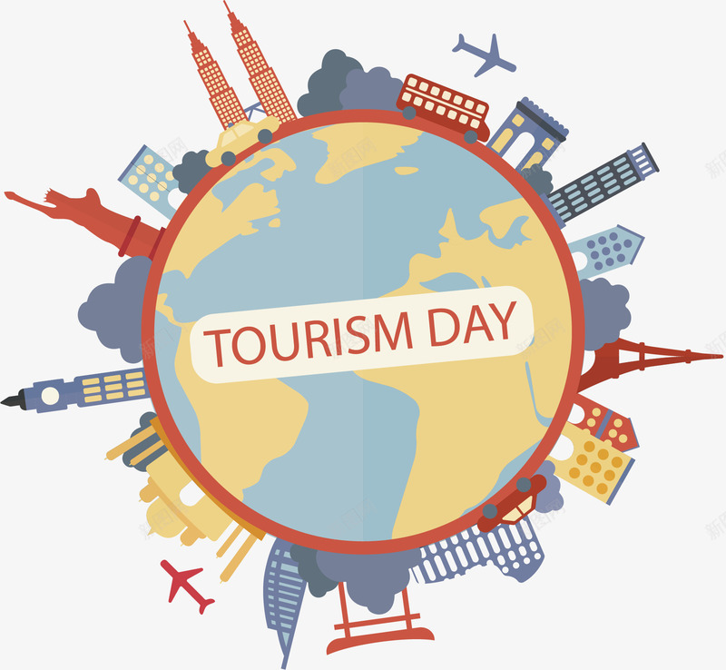 各国地标世界旅游日矢量图ai免抠素材_新图网 https://ixintu.com 世界旅游 世界旅游日 各国地标 地标 旅游日 矢量png 矢量图