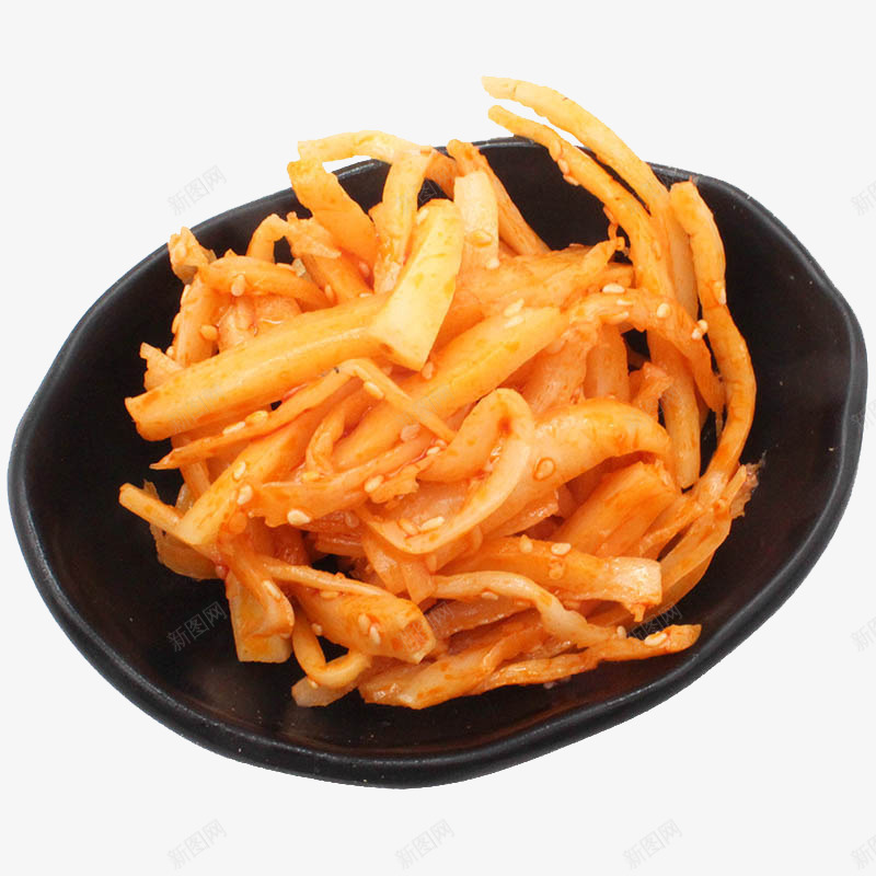 辣味桔梗丝png免抠素材_新图网 https://ixintu.com 下饭菜 产品实物 咸菜 开袋即食 桔梗丝 辣味桔梗丝免抠PNG