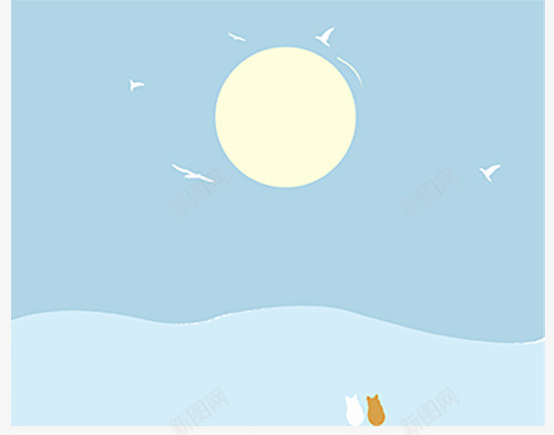 看日出的猫咪png免抠素材_新图网 https://ixintu.com AI PNG PS 原创 猫咪