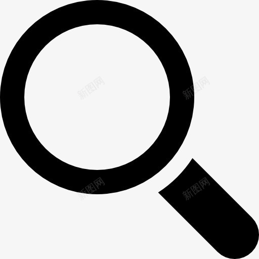 放大镜工具图标png_新图网 https://ixintu.com 工具 搜索 放大 放大镜 界面 符号