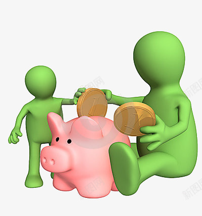 猪png免抠素材_新图网 https://ixintu.com a 人 储蓄 卡通猪 商务金融 存款 存钱 存钱罐 猪 硬币 经济 绿粉 金币