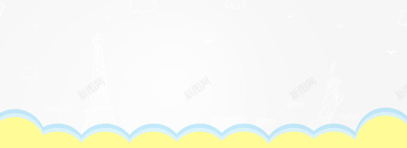 卡通png免抠素材_新图网 https://ixintu.com 卡通 可爱 旅游 海报背景 简约