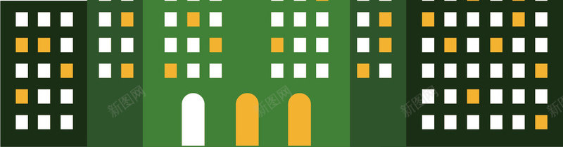 楼房扁平化楼城市png免抠素材_新图网 https://ixintu.com 扁平化 扁平化楼 扁平化楼体 扁平化楼城市 扁平化楼房 楼梯 绿色