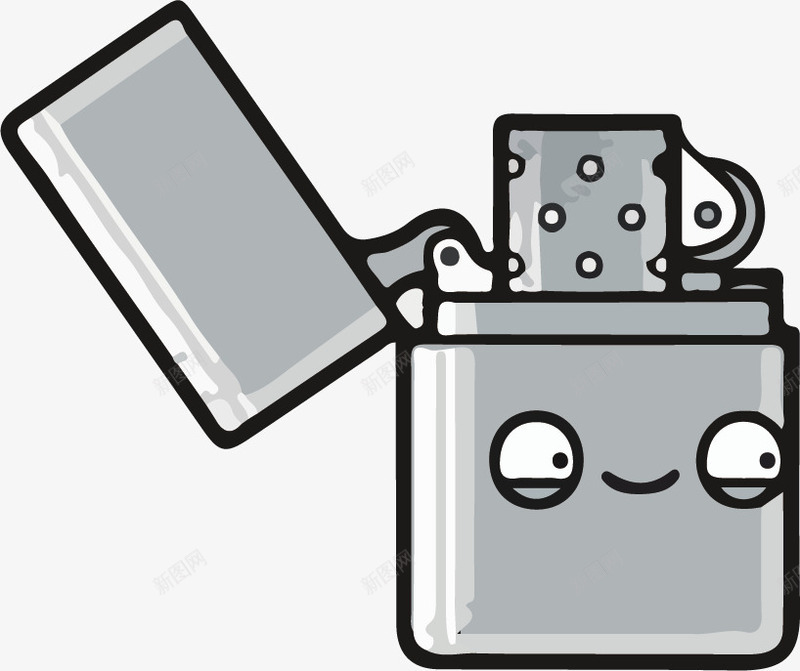 打火机png免抠素材_新图网 https://ixintu.com 平面设计 打火机 日常用品 装饰图案