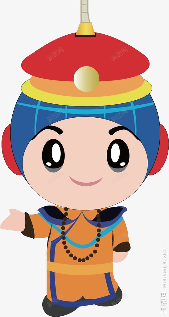 卡通皇帝png免抠素材_新图网 https://ixintu.com 九五之尊 君主 君王 圣上 帝王 皇上 皇帝 穿龙袍 轩辕黄帝 龙的传人