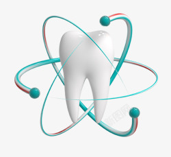 牙齿创意合成健康医疗高清图片