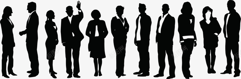 企业招聘人物剪影png免抠素材_新图网 https://ixintu.com 人物 企业 剪影 招聘 求才 筛选人才