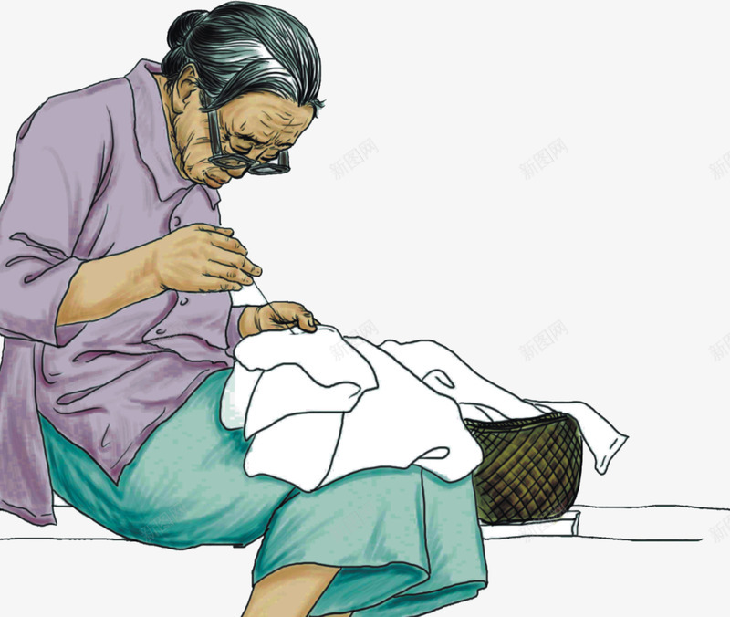 手绘年迈母亲缝衣服矢量图eps免抠素材_新图网 https://ixintu.com 年迈母亲缝衣服矢量 手绘年迈母亲缝衣服 手绘年迈母亲缝衣服矢量图 矢量手绘年迈母亲缝衣服 矢量图