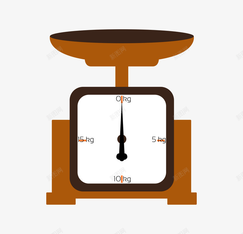 卡通重量称png免抠素材_新图网 https://ixintu.com 卡通 手绘 称 重量 限重12kg