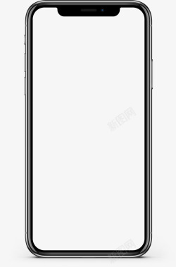 黑色手机边框iPhoneX模型高清图片