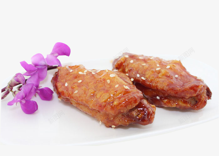香辣翅中png免抠素材_新图网 https://ixintu.com 美味 美食 餐饮 饮食 香辣翅中