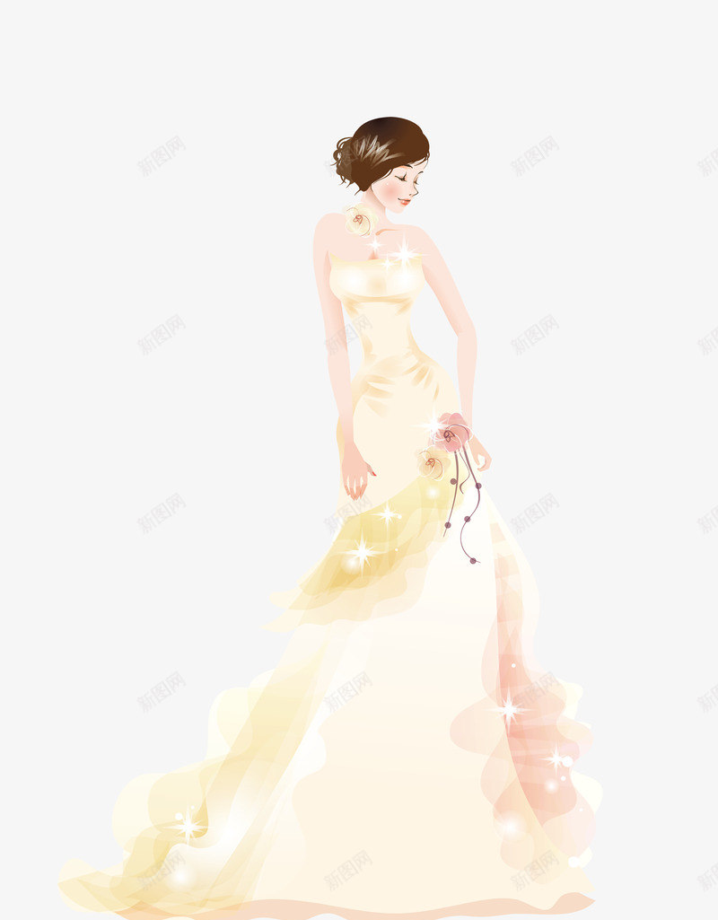 手绘美丽女王png免抠素材_新图网 https://ixintu.com 卡通美女 女王 手绘 手绘人物 手绘美女 美丽女人