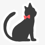 动漫素描猫图标png_新图网 https://ixintu.com cat 剪纸 动漫 卡通图标矢量图 卡通图片 可爱卡通图标素材 图标 猫