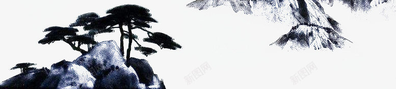 大展鸿图鹰png免抠素材_新图网 https://ixintu.com 中国风 书画 国画 大展鸿图 艺术 鹰