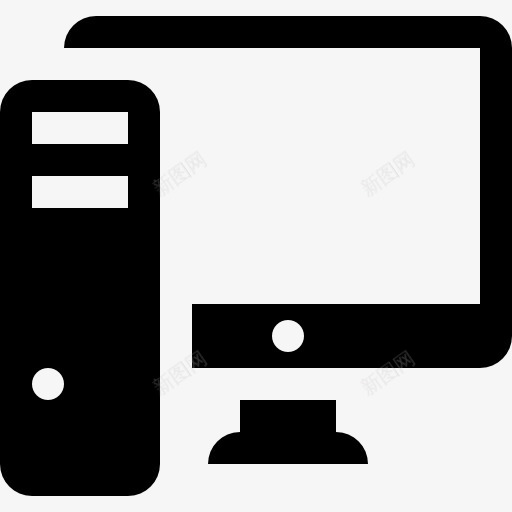 PC机与监控图标png_新图网 https://ixintu.com 工具 工具和用具 显示器 电子 监控 计算机 计算机技术