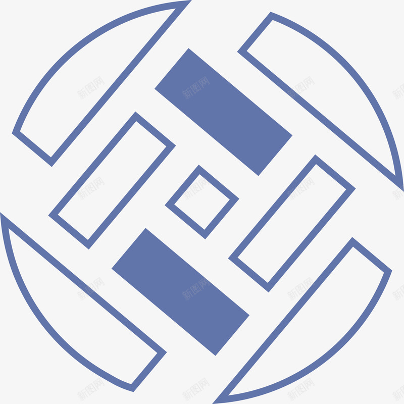 蓝色图案纹理图png免抠素材_新图网 https://ixintu.com 中国元素框 中国古典框 古典 图形 框 框架 画框 相框 精致 纹案 纹理 线条 花纹 边框