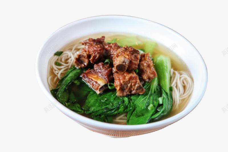 美食浓汤排骨面png免抠素材_新图网 https://ixintu.com 中餐 浓汤排骨面 美味 美食 菜谱 营养 餐饮美食