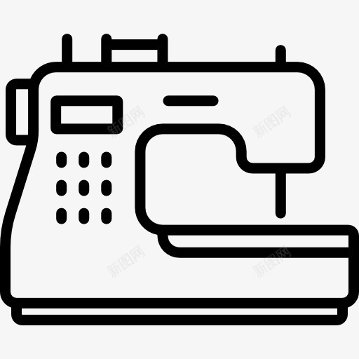 新的缝纫机图标png_新图网 https://ixintu.com 工具 工艺品 电器 缝纫