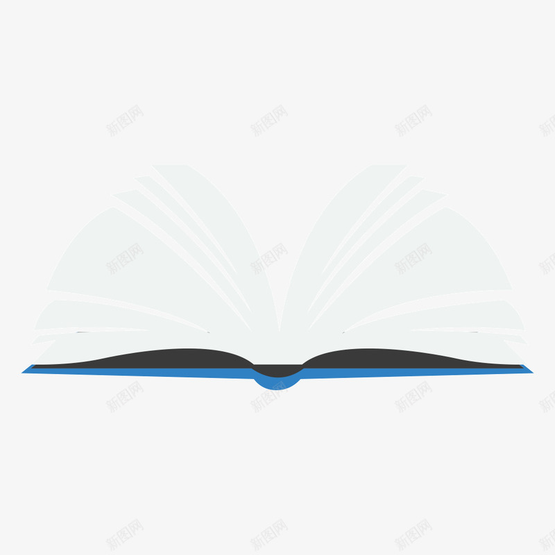 打开的书本png免抠素材_新图网 https://ixintu.com 书本 扁平化 打开 纸质